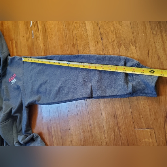 NWOT unisex cotton blend gray hoodie graphic SALCO Tool Supply sweater - Picture 3 of 7